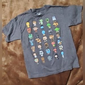 Kids Star Wars Tiny Death star boys T-shirt, size Large